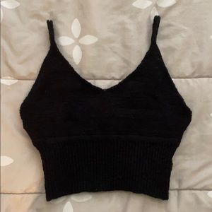 Knitted crop top